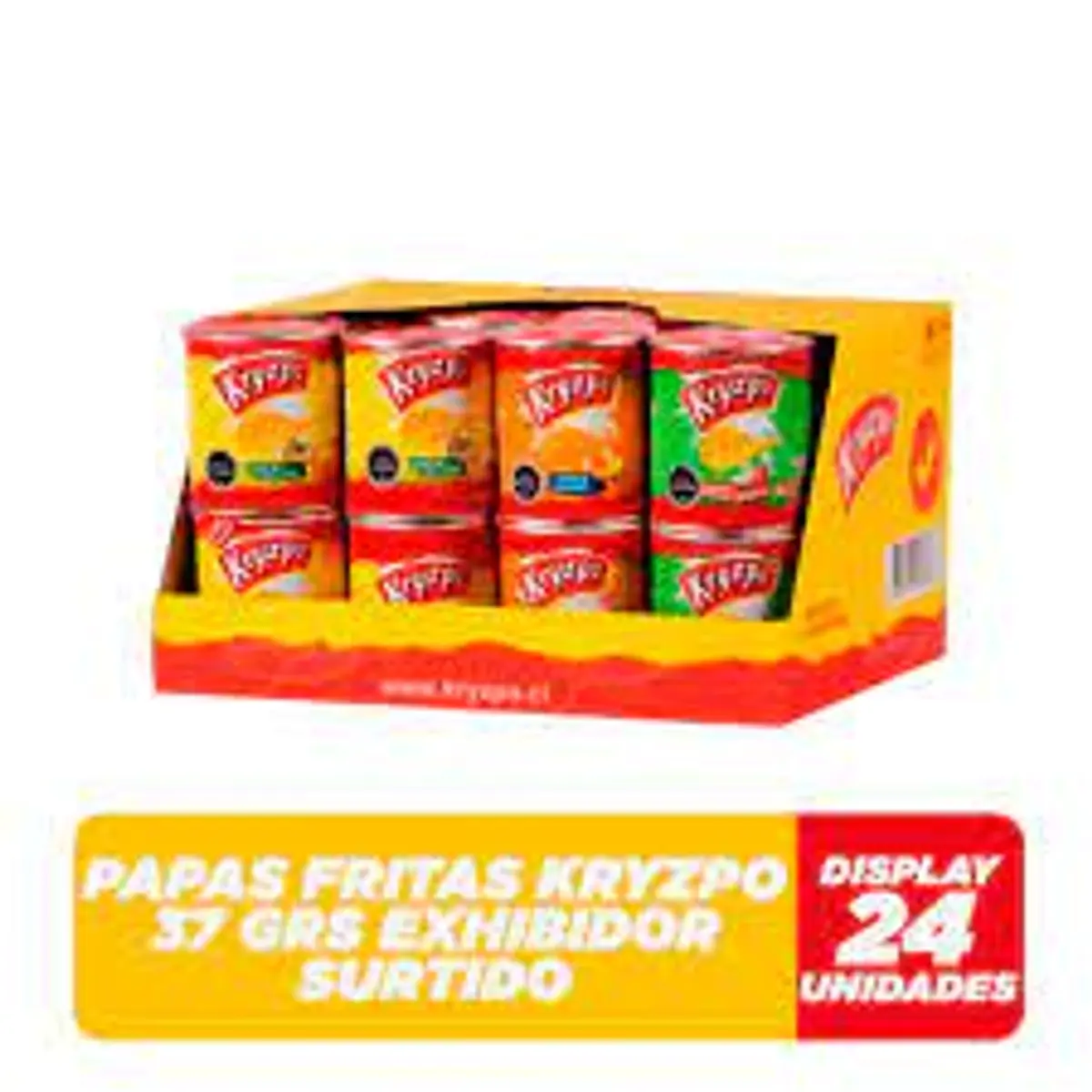 Papas Kryzpo Exhibidor24X37g